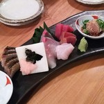 夜ノ焼魚 ちょーちょむすび - 本日のおまかせお造り