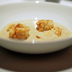 レフェルヴェソンス - 寒さとともに～毛蟹とさつまいものスープ、鱈の白子と猪のキャラメル、塩漬けレモン