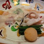 まき村 - 豊後水道の天然とらふぐの刺身