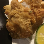 旬美にしかわ - アンコウの唐揚げ