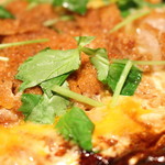 桜川 - カツ煮のアップ