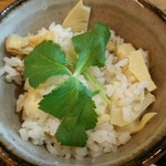 Kisaragi Toku - ランチセットの炊き込みご飯