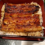 うなぎ ささき - うな重！御飯大盛り、タレ多め。