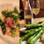 Osteria Gioia - イタリア種生蚕豆　５月中旬まで旬です　前菜９００円