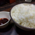 麺処 にそう - 辛味（小）20円　ライス　100円