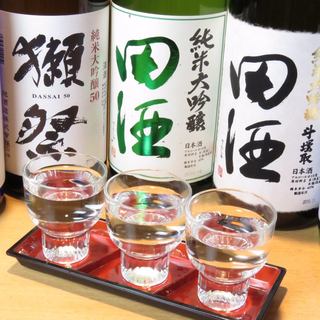 日本酒は限定品を含め常時40種以上ご用意しております。