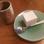 北海料理と旬の味 のむら - 小豆の淡雪、自家製ですが何時も同じです…