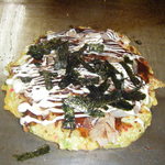 Okonomiyaki Manten - お好み焼は豚玉で味が一目瞭然！！