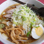 Aobaen - 醤油ラーメン　￥５００（もやし入り）