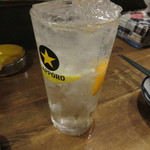 立ち呑みのさのや - チューハイ レモン
