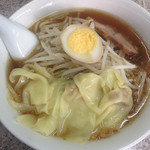 中華麺店 喜楽 - ワンタン麺 Feb/2017