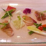 Powasonie - 魚介のシーフードオードブルと色とりどりの野菜