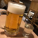 魚と酒 はなたれ - ビール＆日本酒　大ジョッキでかい