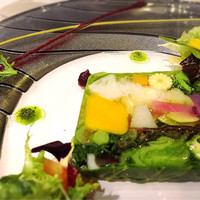 四間道レストランMATSUURA - 農園野菜のテリーヌ、スペシャリテ