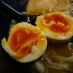 麺屋いちびり - 味玉アップ