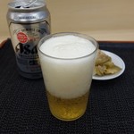 中華 麺処 福しん 蓮 - 缶ビール290円