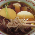 吾妻橋 やぶそば - 蕎麦を啜る