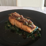 ラ　マティエール　エフ - ヒラメのムニエル ブルノワゼットソース