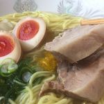 ラーメン河 - ﾁｬｰｼｭｰ、煮卵ｱｯﾌﾟ