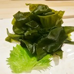 たつ庄 - ワカメのお刺身