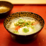 本湖月 - 虎魚の椀物