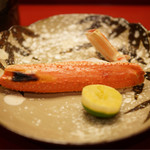 本湖月 - 焼き蟹