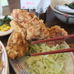 中華そば 高安 - からあげ