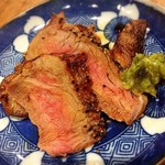 囲炉裏料理わ - 大中牛アップ♪