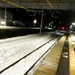 Irori Ryouri Wa - 雪の残る安土駅