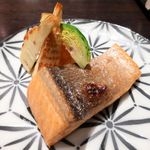 肉和食と野菜料理　朝倉 - 銀鮭の昆布塩焼き980円