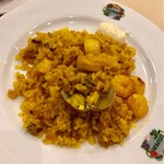 スペイン料理銀座エスペロ - 魚介のパエジャ 国際大会2位