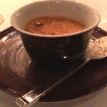 Le Pré Catelan - トリュフクリームとスープ