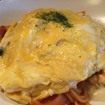 洋食居酒屋 こころ - オムスパナポリ、アップ