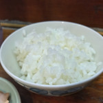 龍上海 - 赤湯からみそラーメソには、小ごはんが似合う。