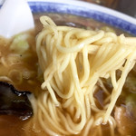 Oshokujinomise Masami - 麺は細麺ストレート