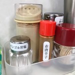 香味徳 - 2017年2月　卓上の薬味たち