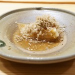 寿しの吉乃 - 焼きフカヒレの黒トリュフかけ