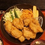 ふじやからあげ - 唐揚げ（にんにく・大・アップ）