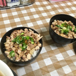 ラーメン モリン - 唐チャーシュー丼セットの炙りチャーシュー丼(並と小)