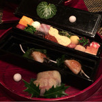 京橋 婆娑羅 - 文箱八寸