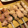 鳥開総本家 - 料理写真:名古屋コーチン 串3種盛り合わせ(むね、もも、極上皮)