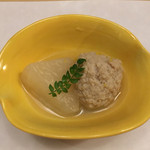 旬菜 おぐら家 - 大山鶏と大根のお通し