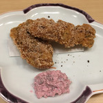 旬菜 おぐら家 - 大粒牡蠣サクサク揚げ