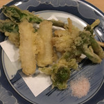 旬菜 おぐら家 - 山菜の天婦羅