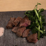 旬菜 おぐら家 - 尾崎牛ヒレ肉炭火焼き