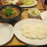 Kicchin Kou - 「スープカレー鍋」（1,200円）+パスタ