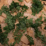 旬菜 おぐら家 - 筍と山椒の葉の炊き込みごはん