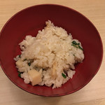 旬菜 おぐら家 - 筍と山椒の葉の炊き込みごはん