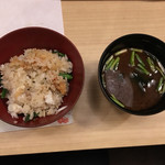 旬菜 おぐら家 - 鳴門天然鯛と菜の花炊き込みごはん