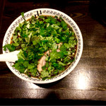 スパイス・ラー麺 卍力 - ＜2017年2月再訪＞スパイスラーメン・Wパクチー・1,080円